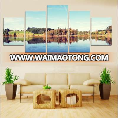 5 panel framed water-proof china giclee print on canvas